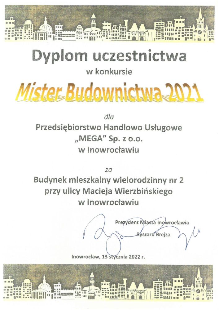 Mister Budownictwa 2021