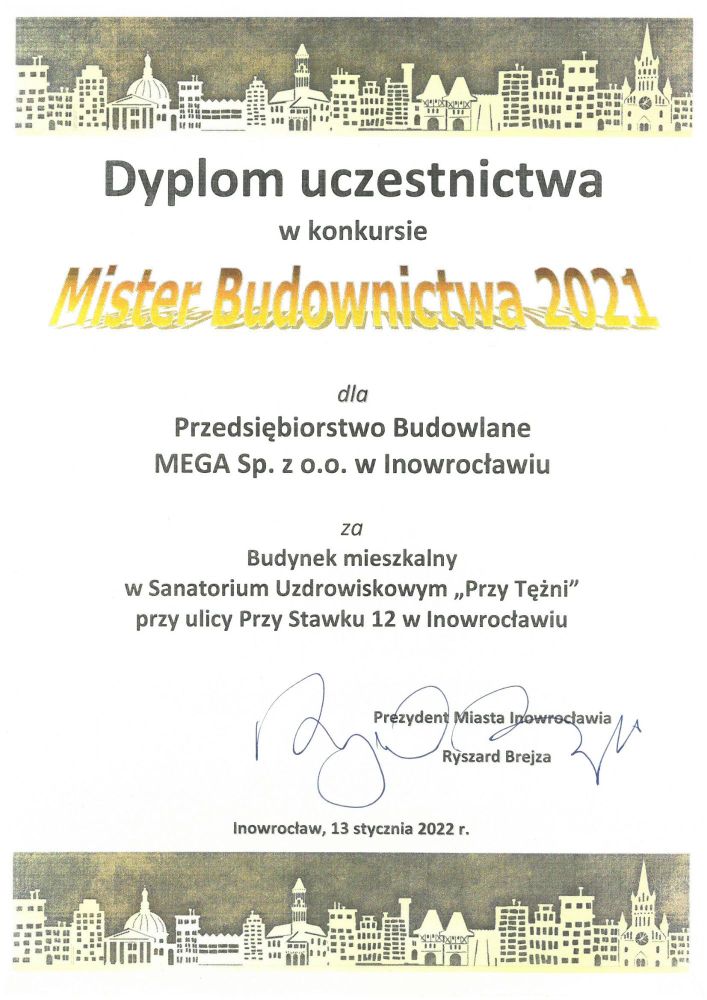 Mister Budownictwa 2021