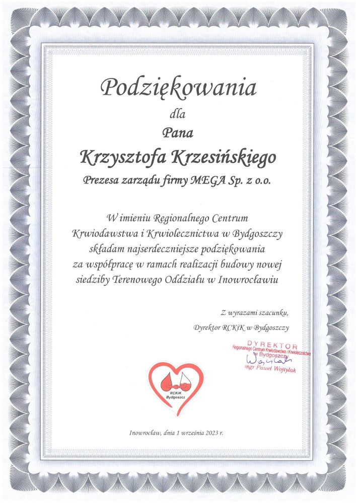 Podziękowania RCKiK